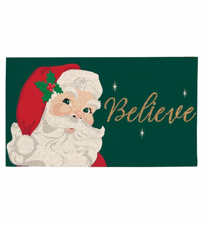 Coir Doormats |   Santa Believe Coir Mat, 0.62"W x 16"H x 28"D Coir Doormats Coir Doormats