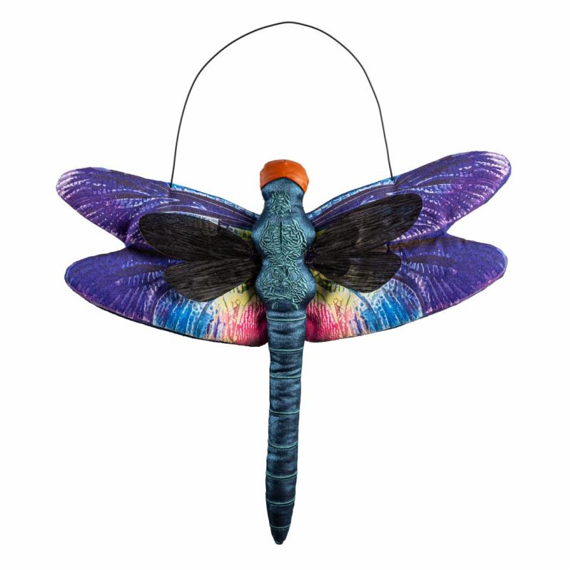 Door Decor & Wreaths |   Dragonfly Fluttering Door Décor, 19.5"W x 17"H x 1.75"D Door Decor & Wreaths Door Decor & Wreaths