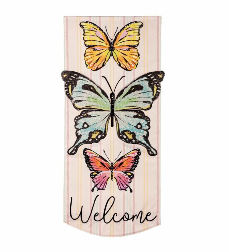 Garden Flags |   Butterfly Fields Everlasting Impression Textile Dr, 12.5"W x 27.5"H x 0.13"D Garden Flags Garden Flags