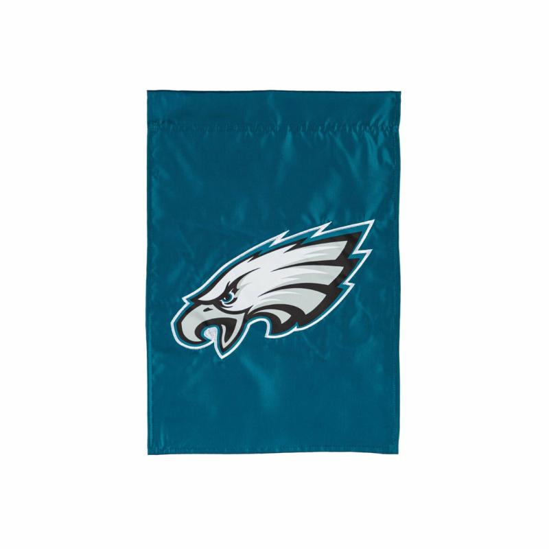 Garden Flags |   Philadelphia Eagles Applique Garden Flag, 12.5"W x 0.1"H x 18"D Garden Flags Garden Flags