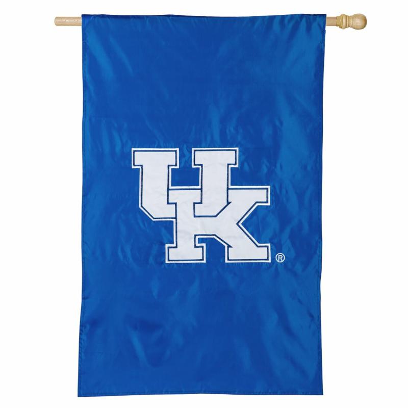 House Flags |   University Of Kentucky Applique House Flag, 44"W x 0.1"H x 28"D House & Garden Flags House Flags