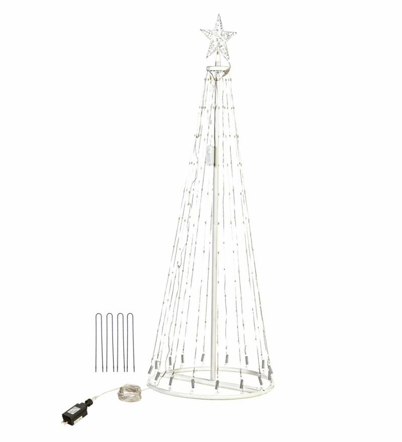 Lanterns & Outdoor Lights |   Indoor/Outdoor Cone Tree With Rgb Lights 47", 16"W x 47"H x 16"D Lanterns & Outdoor Lights Lanterns & Outdoor Lights