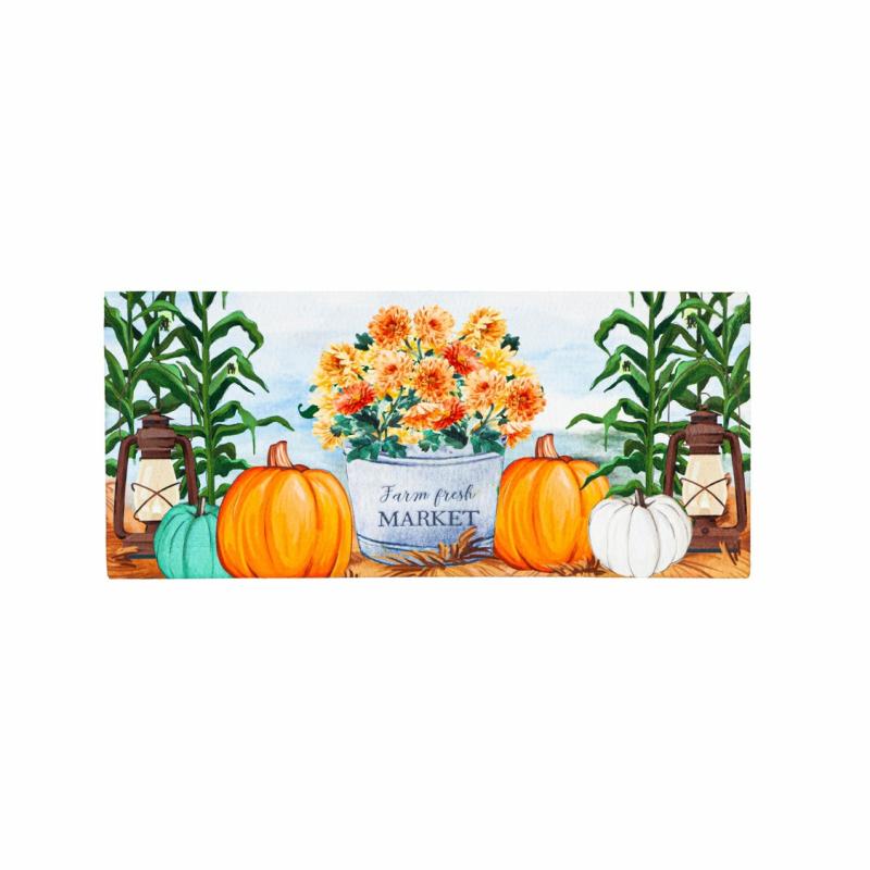 Sassafras Doormats |   Farm Fresh Market Sassafras Switch Mat, 22"W x 10"H x 0.25"D Door Mats Sassafras Doormats