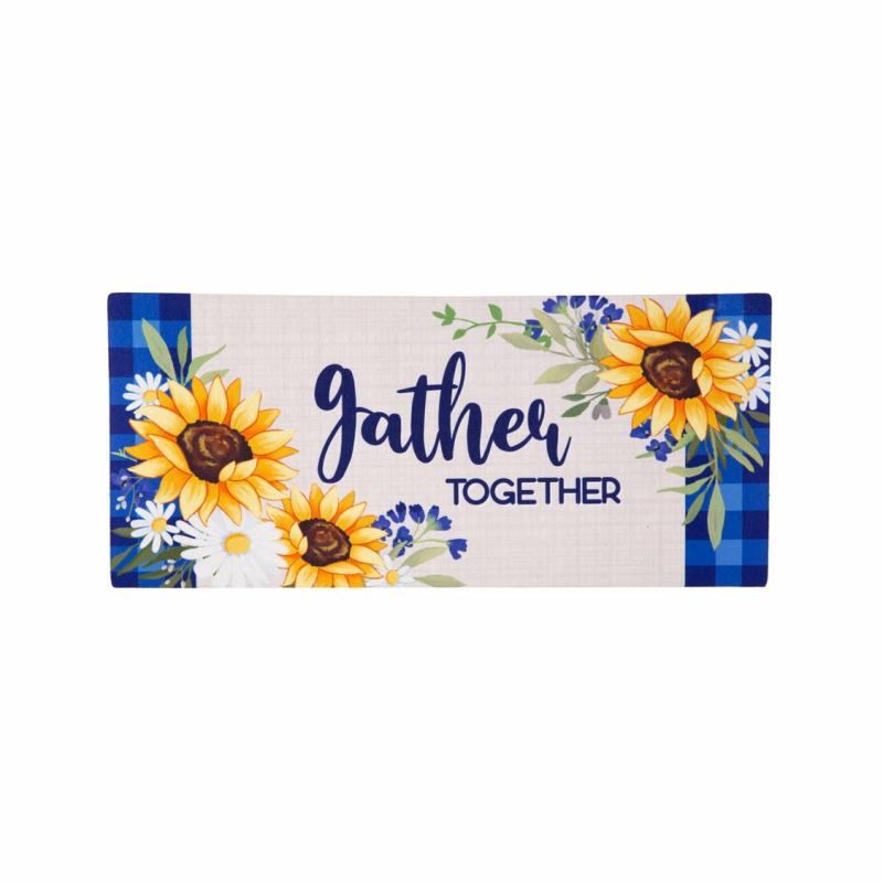 Sassafras Doormats |   Gather Sassafras Switch Mat, 22"W x 10"H x 0.25"D Door Mats Sassafras Doormats