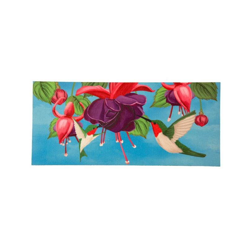 Sassafras Doormats |   Hummingbirds Sassafras Switch Mat, 0.2"W x 10"H x 22"D Door Mats Sassafras Doormats