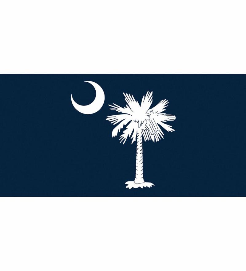 Sassafras Doormats |   South Carolina Palmetto Sassafras Switch Mat, 22"W x 10"H x 0.25"D Door Mats Sassafras Doormats