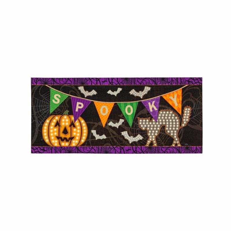 Sassafras Doormats |   Spooky Lights Sassafras Switch Mat, 0.2"W x 10"H x 22"D Door Mats Sassafras Doormats