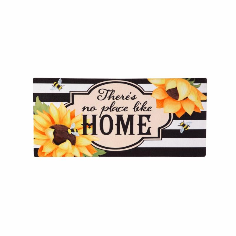 Sassafras Doormats |   There’s No Place Like Home Sassafras Switch Mat, 22"W x 10"H x 0.25"D Door Mats Sassafras Doormats