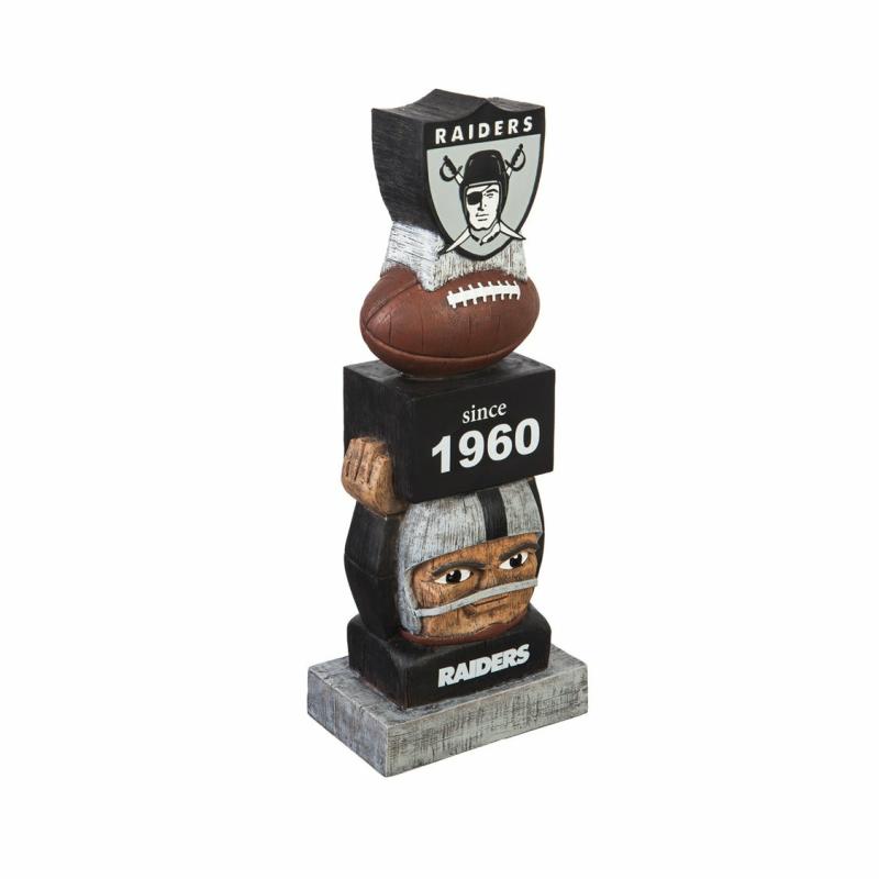 Statues & Sculptures |   Las Vegas Raiders, Vintage Garden Statue, 4"W x 16"H x 5.5"D Garden Decor Statues & Sculptures