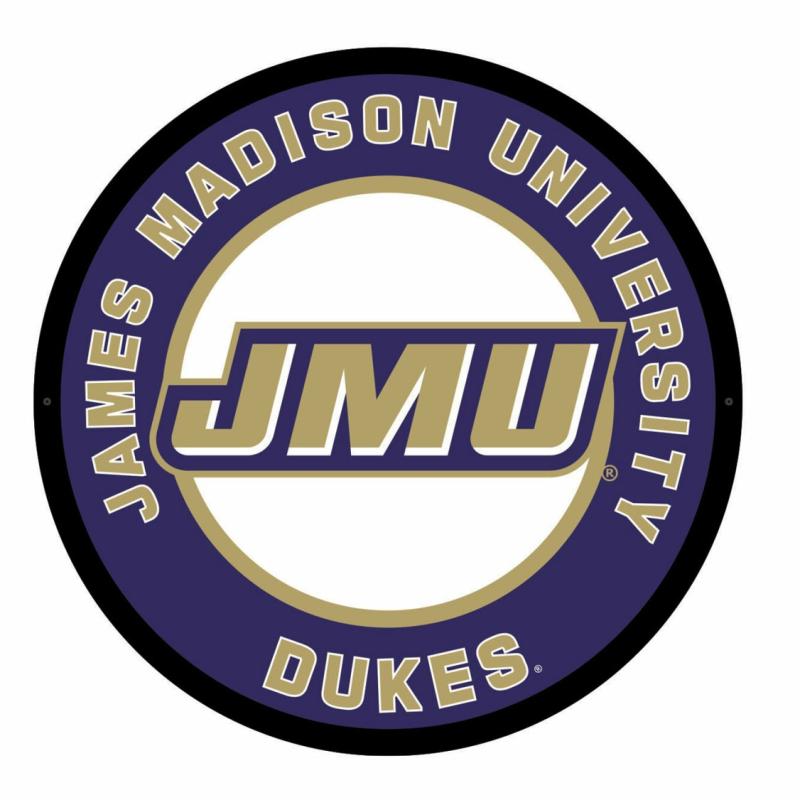 Wall Art |   James Madison University Led Round Wall Décor, 23"W x 0.38"H x 23"D Home Decor Wall Art