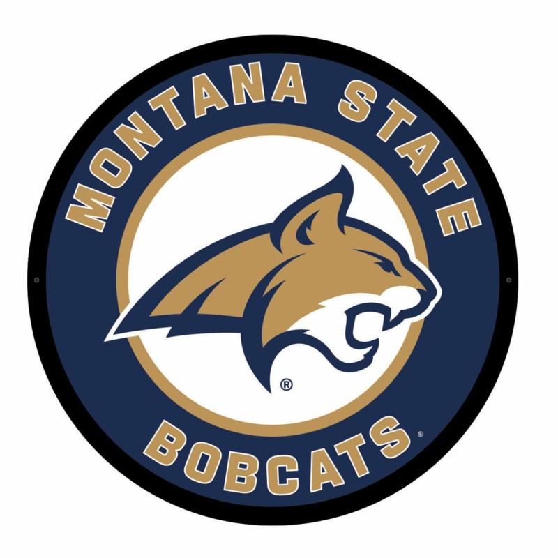 Wall Art |   Montana State University Led Round Wall Décor, 23"W x 0.38"H x 23"D Home Decor Wall Art