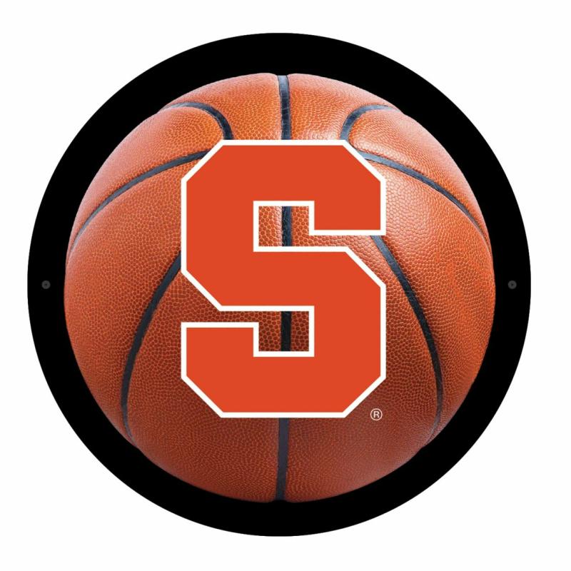 Wall Art |   Syracuse University Basketball Led Medium Round Wall Décor, 15"W x 0.38"H x 15"D Home Decor Wall Art