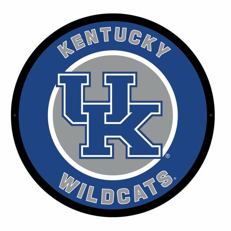 Wall Art |   University Of Kentucky Led Round Wall Décor, 23"W x 0.38"H x 23"D Home Decor Wall Art