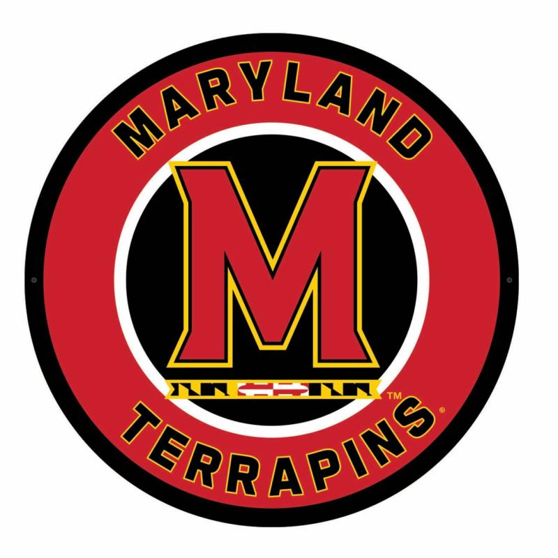 Wall Art |   University Of Maryland Led Round Wall Décor, 23"W x 0.38"H x 23"D Home Decor Wall Art