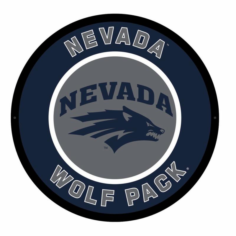 Wall Art |   University Of Nevada Led Round Wall Décor, 23"W x 0.38"H x 23"D Home Decor Wall Art