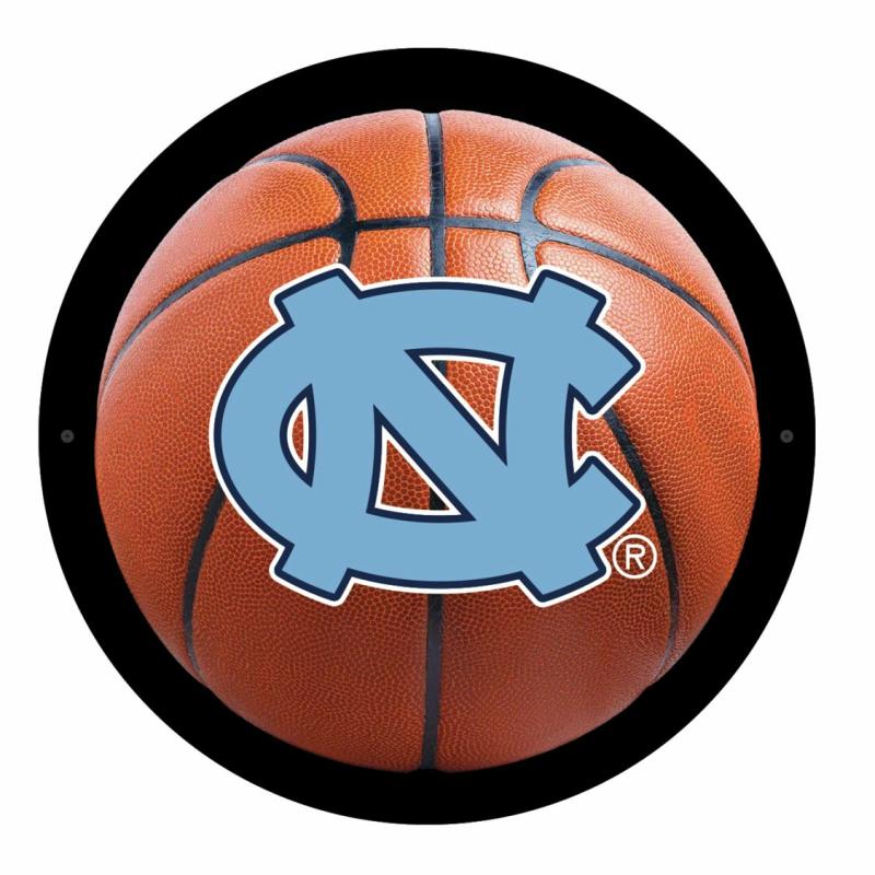 Wall Art |   University Of North Carolina Led Medium Round Wall Décor, 15"W x 0.38"H x 15"D Home Decor Wall Art