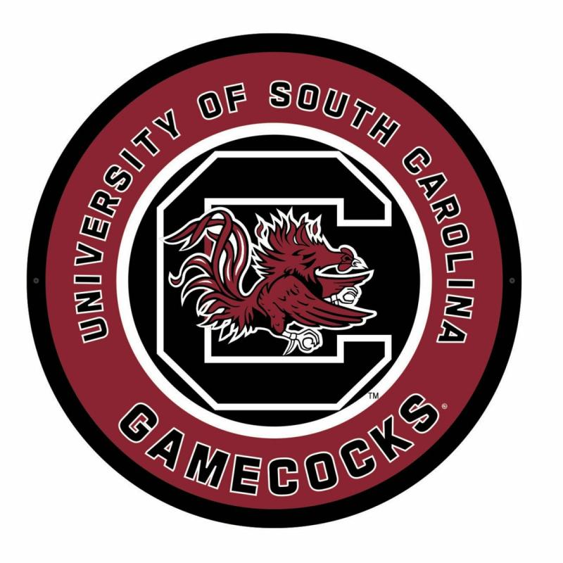 Wall Art |   University Of South Carolina Led Round Wall Décor, 23"W x 0.38"H x 23"D Home Decor Wall Art