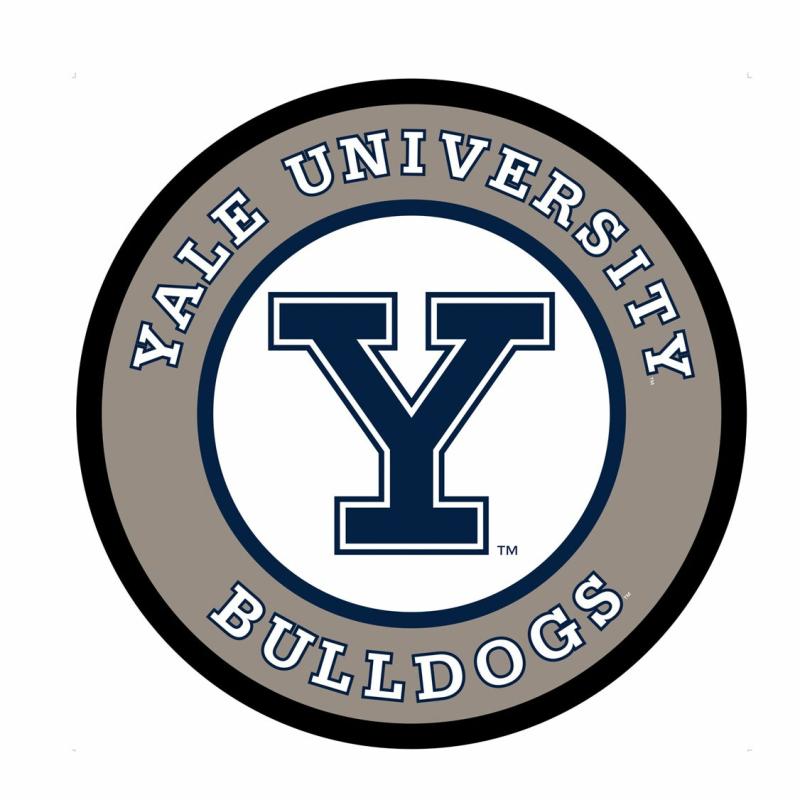 Wall Art |   Yale University College Football Led Round Wall Décor, 23"W x 0.38"H x 23"D Home Decor Wall Art