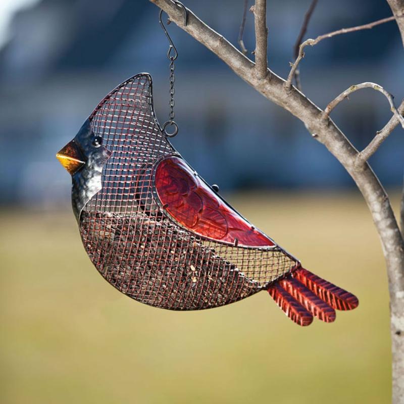 Bird Feeders & Accessories |   Cardinal Mesh Bird Feeder, 23.64"W x 11.82"H x 9.85"D Bird Feeders & Accessories Bird Feeders & Accessories