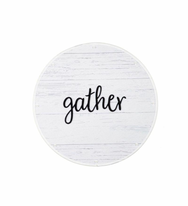 Door Decor & Wreaths |   Gather Sassafras Switchable Door Décor Insert, 19"W x 19"H x 0.15"D Door Decor & Wreaths Door Decor & Wreaths