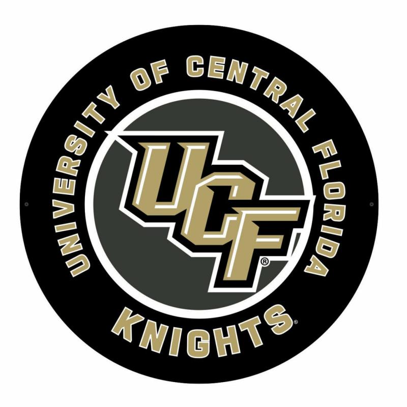 Wall Art |   University Of Central Florida Led Round Wall Décor, 23"W x 0.38"H x 23"D Home Decor Wall Art